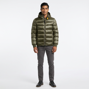 Veste matelassée en toile personnalisée de haute qualité, réversible, grande taille, chaleur hivernale, confort, coupe-vent, résistante au froid, séchage rapide - Product Image 1