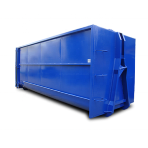 Yard Hook Lift Roll-Off Dumpster-Contenedor de acero de calibre pesado para chatarra, escombros y reciclaje - Product Image 4