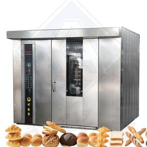 Four rotatif à air chaud diesel de haute qualité à 64 plateaux à vendre Four rotatif bon marché à pain commercial en Chine Four rotatif - Product Image 2