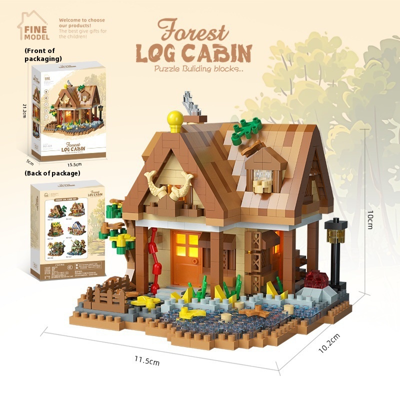 Chaude maison en bois [860 grains]