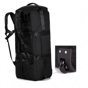 Free Sample Large Waterproof Soft Panel Roller <b>Camping</b> <b>Trolley</b> Luggage Bag Duffel Rolling Wheeled Gym Sports Backpack Travel - Product Image 1