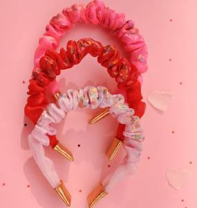 Limonade Hagelslag Tule Geknoopte Hoofdband Aardbei Hagelslag Watermeloen Hagelslag Tule Geknoopte Hoofdband - Product Image 2