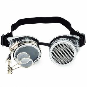 Gafas de Sol Redondas Steampunk con Lupa, Estilo Punk, Retro, para Hombre y Mujer, con Logotipo Personalizado al por Mayor - Product Image 1