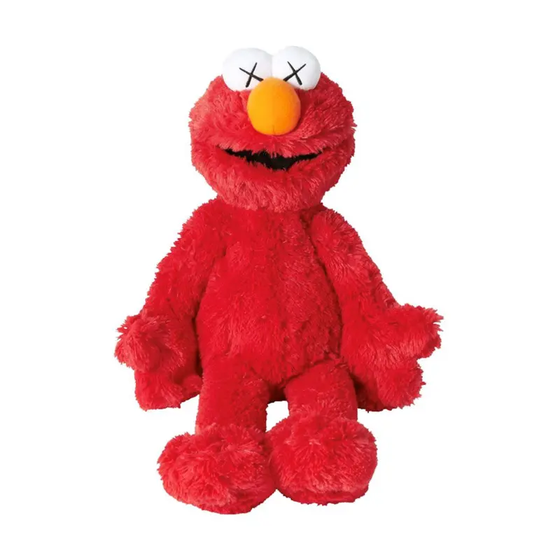 Elmo-juguetes de peluche de Barrio Sésamo para niños, peluche de animales rojos de 36cm