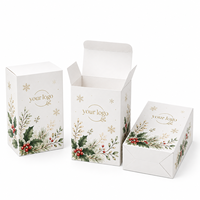 Boîte en carton blanc rigide, pliable, auto-érectible, recyclable, de haute qualité, personnalisée, avec impression en relief, pour échantillons de bougies, retraite de yoga