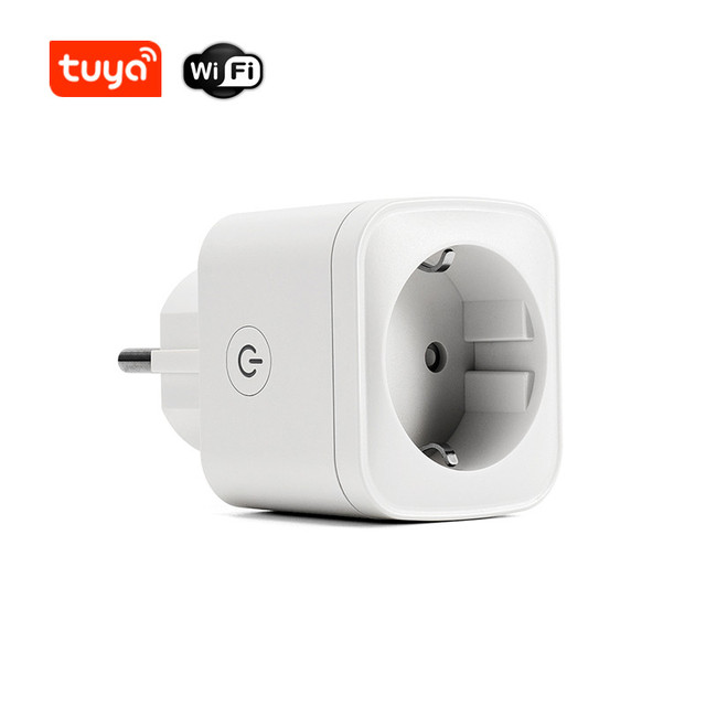 Tuya Smart Life App Power Monitor EU Plug Wireless Remote Control Outlet WiFi Plugs Work with Alexa/echo Google Home