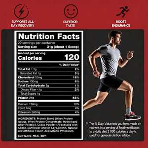 אבקת חלבון מי גבינה אורגנית למבוגרים, תוסף תזונה ספורטיבית לגדילת מסה, אבקת חלבון בכמות גדולה לאימוני כושר - Product Image 3