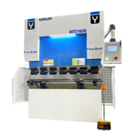 Presse plieuse CNC de qualité industrielle avec commande Delem DA-53T d'origine, fonctionnement stable pour la fabrication de tôles lourdes