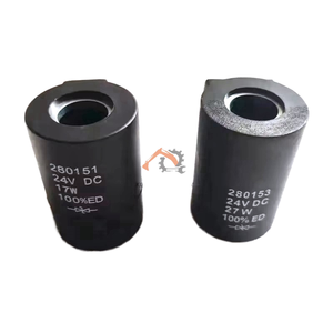 Bobine de solénoïde de réduction de pression 24VDC 17W 27W pour machines de construction, modèles 280151 280153 280156 - Product Image 1
