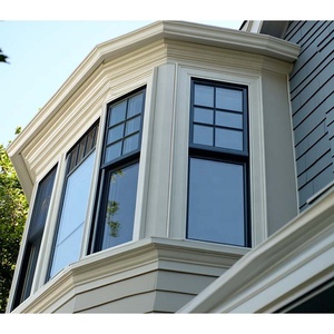 Janela de Alumínio Moderna para Exterior com Vidro Térmico Duplo Antifurto e à Prova de Furacões com Tela - Product Image 1