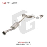 Système d'échappement personnalisé en acier inoxydable ING pour Audi A3 S3 RS3 8V Berline Sportback, système Catback haute performance à flux élevé avec quatre sorties