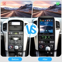 Radio de Navegación Estilo Tesla Navihua, Reproductor de DVD Estéreo para Auto, Pantalla Táctil GPS para Chevrolet Captiva 2008-2012