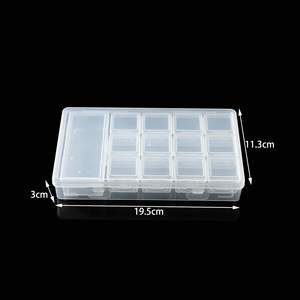 Portable Transparent Jewelry <b>Storage</b> <b>Box</b> With 14 Compartments For Organizing Repair <b>Tools</b> And Small Parts 2L Capacity - Product Image 4