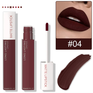 ลิปสติกเนื้อแมทท์สีชัด MLM, ลิปกลอสเนื้อครีมกำมะหยี่ติดทนนาน, ลิปสีกันน้ำแบบกำหนดเอง ลิปกลอสติดทน - Product Image 6
