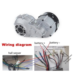 BM1424HQF Elektrischer Dreirad-BLDC-<span class=keywords><strong>Motor</strong></span> 1000W-2200W DC 48/60/72V 2850U/min Hochgeschwindigkeits-Differentialmotor für <span class=keywords><strong>Mini</strong></span>-Auto-Antrieb - Product Image 4