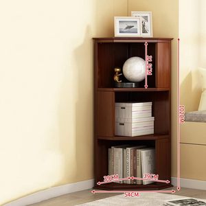 Pháp tỉnh xoay tủ sách Thư viện phòng khách đồ nội thất hiện đại sồi Nâu thang gỗ Bảng điều chỉnh màu sắc tinh khiết carton lưu trữ - Product Image 4