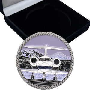 เหรียญโลหะเคลือบอ่อนท้าทายโลหะเคลือบสีทองแบบ2D งานตามสั่ง - Product Image 4