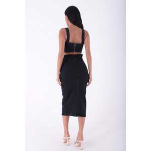 Jupe style Y2K avec taille plissée, bouton devant et imprimé asymétrique, vintage, sexy, tendance pour le printemps - Product Image 4