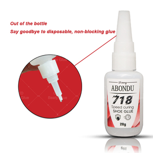 Pegamento para Zapatos de <span class=keywords><strong>Cianoacrilato</strong></span>, Adhesivo Instantáneo de Secado Rápido para Goma y Plástico, Super Pegamento - Product Image 3