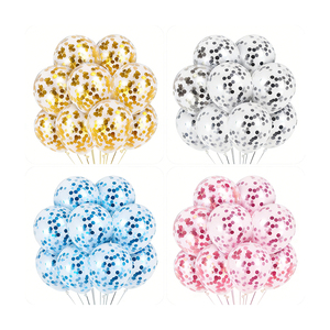 Ballons en latex personnalisés de 12 pouces de bonne qualité pour la décoration de fête, ensemble suspendu pour <span class=keywords><strong>anniversaire</strong></span>, personnalisation possible - Product Image 4