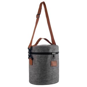 Sac isotherme rond léger et portable, imperméable, pour pique-nique et repas en plein air - Product Image 4