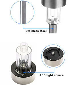 Lampu Taman HEJIA, Lampu Jalur Tahan Air LED, Lampu Lanskap, Lampu Dekorasi Rumput, Lampu Taman Tenaga Surya untuk Luar Ruangan - Product Image 5