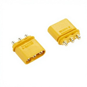 Connettore PCB Verticale Originale Amass MR30PB 15A a 3 Pin Placcato in Oro 100% Autentico per Collegamento Alimentazione Scheda di Controllo Robotica - Product Image 2