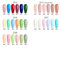 CANNI 9ml Vernis Gel UV Sans HEMA 6 Pièces/Kit Écologique Végétalien Non Toxique à Base d'Eau Liquide Soak Off Professionnel Kit DIY Nail Art