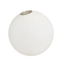 Dia6 "150mm Globe Glas lampen schirm Opal White Glass Globe Light Shade mit G9 Metall Innengewinde beschlag
