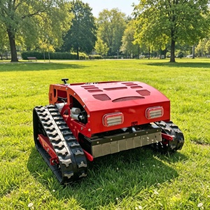 Mini small remote control intelligent lawn mower can add push shovel to <b>open</b> <b>up</b> wasteland and weed four-stroke gasoline track - Product Image 2