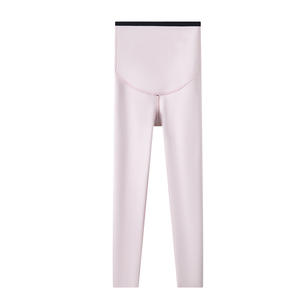 Vêtements <span class=keywords><strong>de</strong></span> maternité automne hiver pantalon <span class=keywords><strong>de</strong></span> requin taille haute et leggings d'extérieur épaissi doublés en polaire grande taille pour les nouvelles mamans - Product Image 5