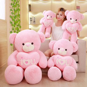 San Valentino orsacchiotto di peluche con cuore di peluche bambole regalo per la fidanzata 50/75/<span class=keywords><strong>95</strong></span>/135cm grandi orsacchiotti di peluche - Product Image 1