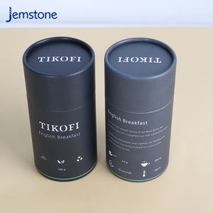 Emballage en tube de carton artisanal conçu pour le stockage du thé en vrac, du thé aux herbes, du thé aux fruits, du thé aux fleurs - Product Image 3