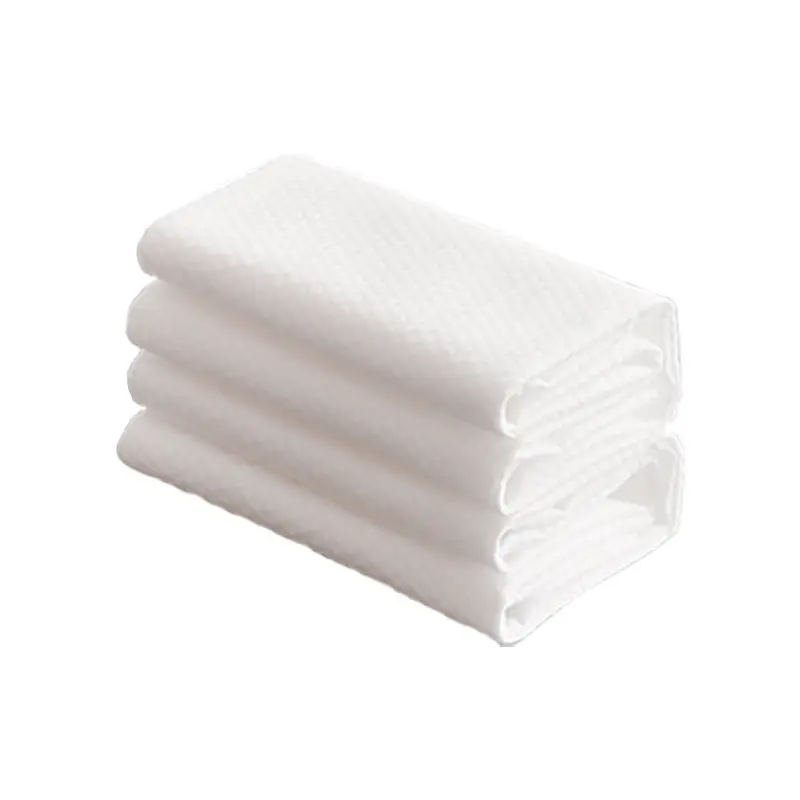 Toallas desechables de salón de belleza para el cabello Pp, toallas de limpieza de pies blancas usadas una vez para masaje