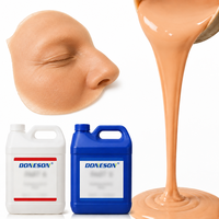 Doneson Silicone souple réaliste haute résistance pour usage industriel, série DSA-42XX A/B, durcissement à température ambiante 1:1 pour moulage