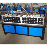 Machine automatique CNC 7,5 kW pour le cintrage, le redressage et le gaufrage de profilés de garde-corps en fer pour rampes d'escalier