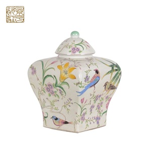 Di prezzi di fabbrica del commercio all'ingrosso su ordine di trasporto libero squisito vaso di <span class=keywords><strong>fiori</strong></span>, disegni della pittura della decorazione della casa vaso - Product Image 3