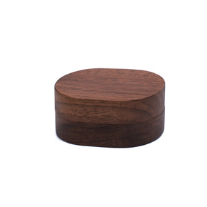 Boîte de rangement à bijoux ovale en <span class=keywords><strong>bois</strong></span> pour la maison, petite boîte portable pour bagues et boucles d'oreilles, boîte exquise pour cheveux de mère et de bébé - Product Image 5