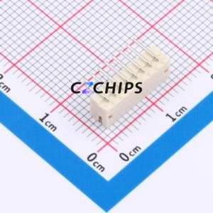 HCZZ0002-8 Wire-to-Board Pin Header Bent Lead Through Hole,P=1.5mm Connector 1x8P 1.5mm Right Angle Insert ZH - Product Image 2