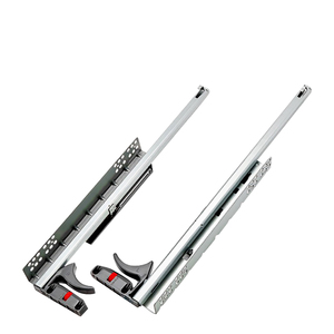 Giá Tốt Đồ Nội Thất Phần Cứng Nhà Máy Nhà Bếp Ngăn Kéo Hidden Đẩy Mở Đóng Mềm Cài Đặt Ngăn Kéo Trượt Đường Sắt - Product Image 5