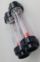 Débitmètre à flotteur en plastique de Rotamètre de type installation en ligne de LZS25-160-1600L/H pour le panneau de débitmètre d'eau/liquide/eau