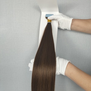 Extensions de cheveux naturels Remy double épaisseur Jasminebeauty en gros, 100 % cheveux humains chinois avec cuticules intactes, extensions à bandes adhésives - Product Image 1