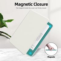 Sarung Kulit PU Berkualitas dengan Cetakan Khusus dan Lapisan TPU Transparan untuk Kindle Scribe 2024/E-reader Paperwhite dengan Tali Pengikat Pelindung