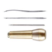 Kit d'aiguilles à coudre à la main en cuir pour chaussures, artisanat du cuir