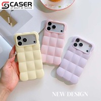 Coque de téléphone Ins Trendy Cloud Puff, TPU souple, couleur unie, fraîche, mignonne, simple, antichoc, pour iPhone 13-18pro/promax