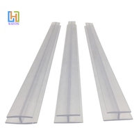 Bande de connexion en PVC pour mur-rideau en verre transparent personnalisé