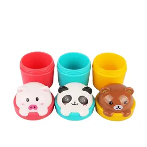 Oem chăm sóc cá nhân gói mỹ phẩm các loại kem bao bì 30ml Panda Gấu Pig phim hoạt hình kem chai Jar