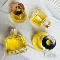Bouteille en verre décorative de 100ml 200ml Diffuseur de parfum Nouveau parfum Fleurs séchées Aromathérapie Diffuseur de roseau Coffret cadeau
