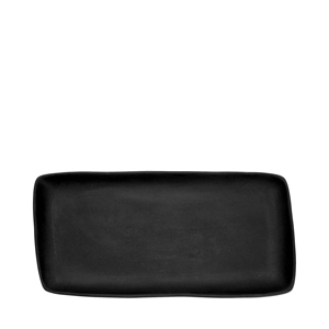 Piatto da portata rettangolare IO Graphite Fountain 30x15 cm - Product Image 1