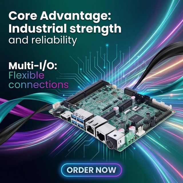 Factory Direct Supply Rugged Industrial Triple M 2 Expansion 4 COM Ports Industrial Motherboard